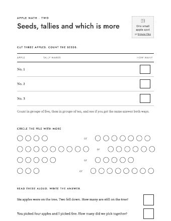 Page 9: Apple math, two