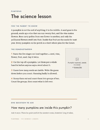 Page 4: The science lesson