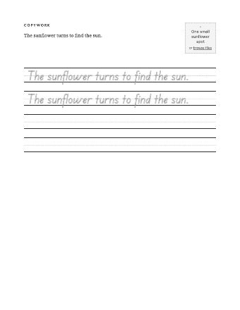 Page 7: The copywork page